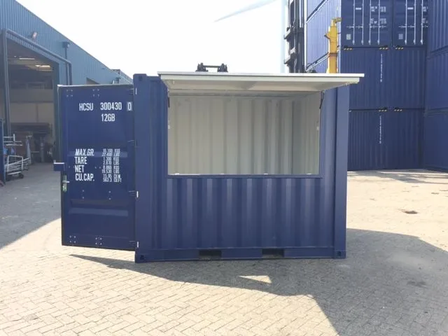 10ft Bar Container – Portable Shipping Container Bar with Service Counter - Urban Shipping Containers