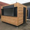 10ft x 8ft Cladded Food & Drink Outlet Shipping Container – Portable Food Service Unit - Urban Shipping Containers