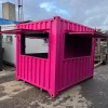 10ft x 8ft Shipping Container Food Kiosk – Street Food & Coffee Shop Unit - Urban Shipping Containers