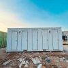 20ft Portable Shipping Container Bathroom Unit – 5 Separate Restrooms & Washrooms -