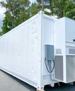 40Ft High Cube Insulated Shipping Container With 5 Ton Bard Hvac Unit -