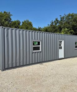 40Ft High Cube Shipping Container Workshop – Insulated, LED-Lit, & Generator-Ready - Urban Shipping Containers
