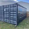 Shipping Container 20Ft Dark Grey With Black Timber Cladding - Urban Shipping Containers